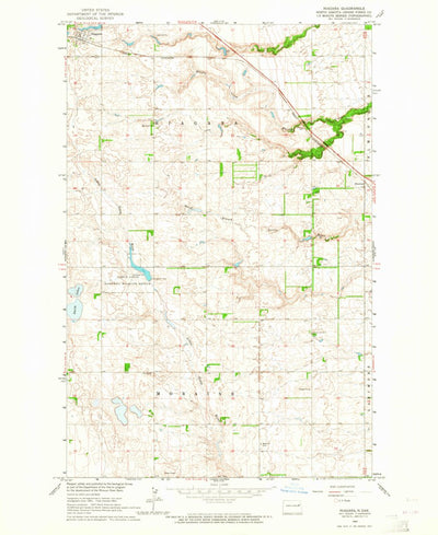United States Geological Survey Niagara, ND (1963, 24000-Scale) digital map