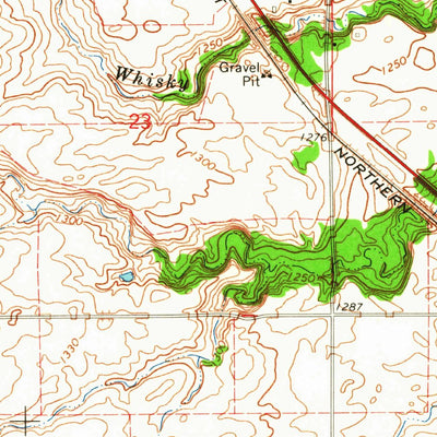 United States Geological Survey Niagara, ND (1963, 24000-Scale) digital map