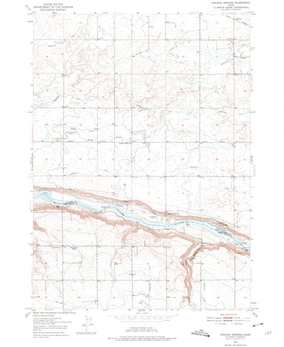 United States Geological Survey Niagara Springs, ID (1950, 24000-Scale) digital map