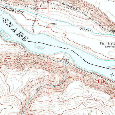 United States Geological Survey Niagara Springs, ID (1950, 24000-Scale) digital map