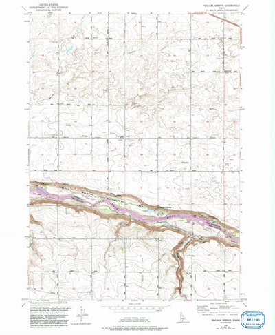 United States Geological Survey Niagara Springs, ID (1979, 24000-Scale) digital map