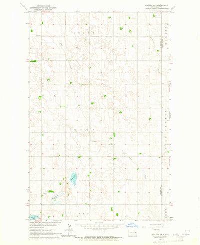 United States Geological Survey Niagara SW, ND (1963, 24000-Scale) digital map