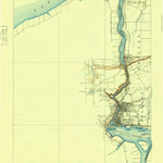 United States Geological Survey Niagra Falls, NY (1901, 62500-Scale) digital map