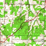 United States Geological Survey Niangua, MO (1946, 62500-Scale) digital map