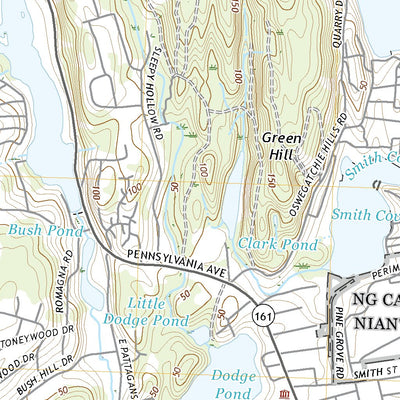 United States Geological Survey Niantic, CT (2021, 24000-Scale) digital map