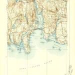 United States Geological Survey Niantic, CT-NY (1938, 31680-Scale) digital map