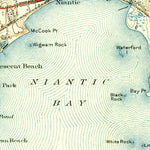 United States Geological Survey Niantic, CT-NY (1938, 31680-Scale) digital map