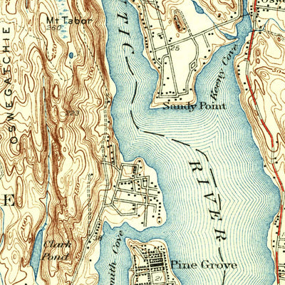 United States Geological Survey Niantic, CT-NY (1938, 31680-Scale) digital map