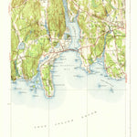 United States Geological Survey Niantic, CT-NY (1938, 62500-Scale) digital map