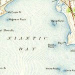 United States Geological Survey Niantic, CT-NY (1938, 62500-Scale) digital map