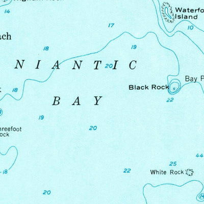 United States Geological Survey Niantic, CT-NY (1958, 24000-Scale) digital map