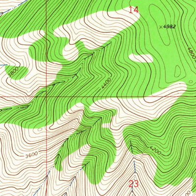 United States Geological Survey Niarada, MT (1964, 24000-Scale) digital map