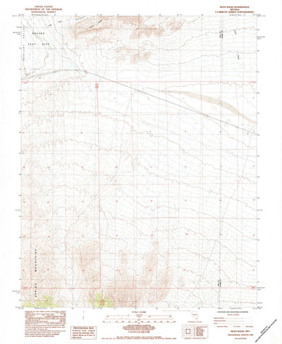 United States Geological Survey Niavi Wash, NV (1984, 24000-Scale) digital map