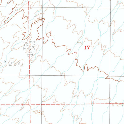 United States Geological Survey Niavi Wash, NV (1984, 24000-Scale) digital map