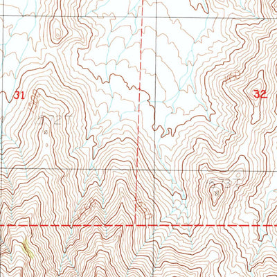 United States Geological Survey Niavi Wash, NV (1984, 24000-Scale) digital map