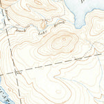 United States Geological Survey Nicatous Lake, ME (1934, 62500-Scale) digital map