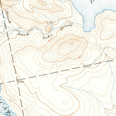 United States Geological Survey Nicatous Lake, ME (1934, 62500-Scale) digital map