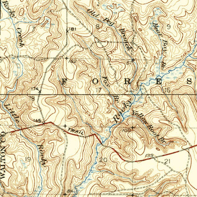 United States Geological Survey Niceville, FL (1936, 62500-Scale) digital map