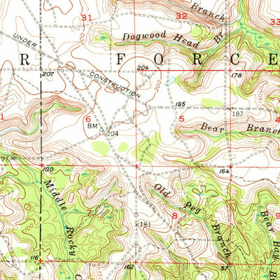 United States Geological Survey Niceville, FL (1956, 62500-Scale) digital map