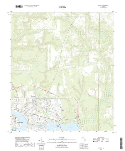 United States Geological Survey Niceville, FL (2021, 24000-Scale) digital map