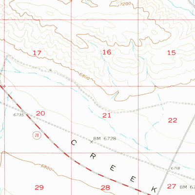 United States Geological Survey Nicholia, ID-MT (1956, 62500-Scale) digital map