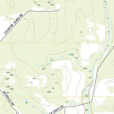 United States Geological Survey Nicholls, GA (2020, 24000-Scale) digital map