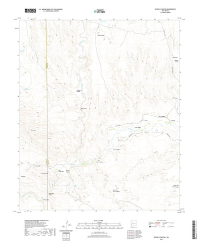 United States Geological Survey Nichols Canyon, NM (2020, 24000-Scale) digital map