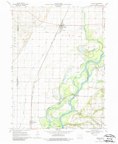 United States Geological Survey Nichols, IA (1970, 24000-Scale) digital map