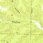 United States Geological Survey Nichols Knob, MO (1973, 24000-Scale) digital map