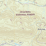United States Geological Survey Nichols Mountain, AR (2020, 24000-Scale) digital map