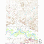 United States Geological Survey Nichols, MT (1968, 24000-Scale) digital map