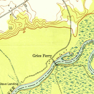 United States Geological Survey Nichols, SC (1950, 24000-Scale) digital map