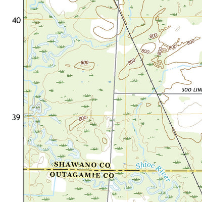United States Geological Survey Nichols, WI (2018, 24000-Scale) digital map