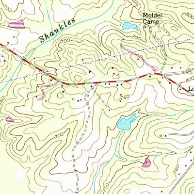 United States Geological Survey Nicholson, GA (1964, 24000-Scale) digital map