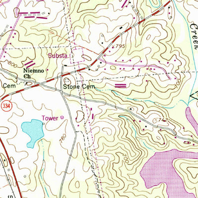 United States Geological Survey Nicholson, GA (1964, 24000-Scale) digital map