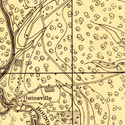 United States Geological Survey Nicholson, MS-LA (1921, 62500-Scale) digital map