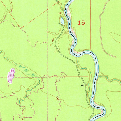 United States Geological Survey Nicholson, MS-LA (1955, 24000-Scale) digital map