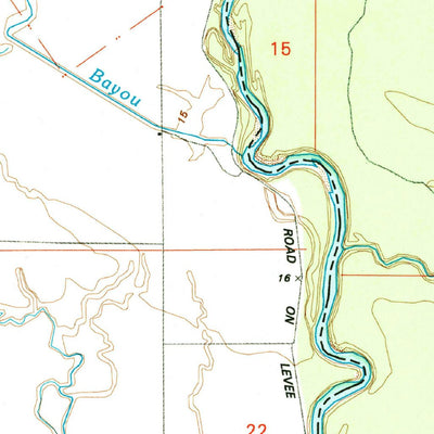United States Geological Survey Nicholson, MS-LA (1993, 24000-Scale) digital map