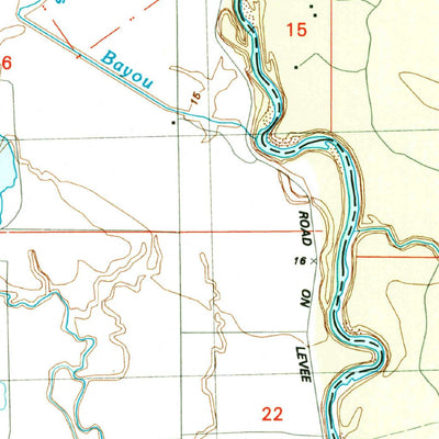 United States Geological Survey Nicholson, MS-LA (1998, 24000-Scale) digital map