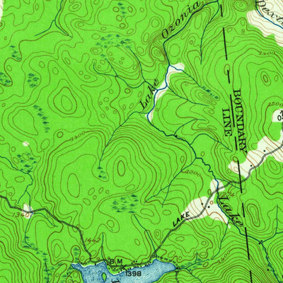 United States Geological Survey Nicholville, NY (1919, 62500-Scale) digital map