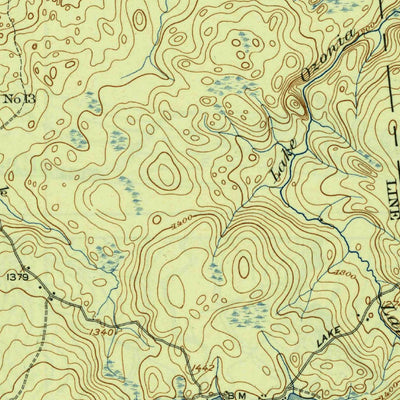 United States Geological Survey Nicholville, NY (1921, 62500-Scale) digital map
