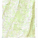 United States Geological Survey Nickajack Gap, GA (1983, 24000-Scale) digital map