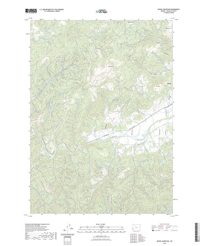 United States Geological Survey Nickel Mountain, OR (2023, 24000-Scale) digital map