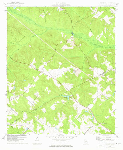 United States Geological Survey Nicklesville, GA (1974, 24000-Scale) digital map