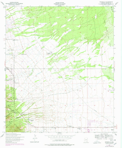 United States Geological Survey Nicksville, AZ (1952, 24000-Scale) digital map