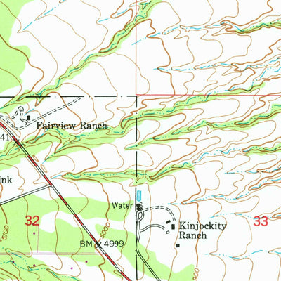 United States Geological Survey Nicksville, AZ (1952, 24000-Scale) digital map