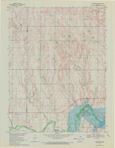 United States Geological Survey Nicodemus, KS (1969, 24000-Scale) digital map
