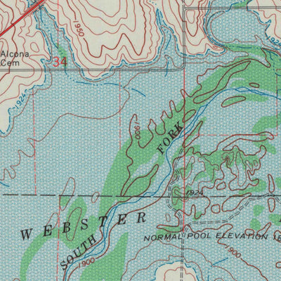 United States Geological Survey Nicodemus, KS (1969, 24000-Scale) digital map