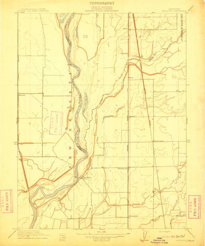 United States Geological Survey Nicolaus, CA (1910, 31680-Scale) digital map