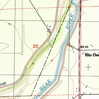 United States Geological Survey Nicolaus, CA (1992, 24000-Scale) digital map